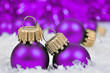 violet christmas decorations