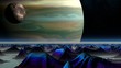 City of aliens and two planets