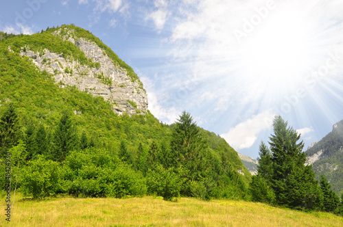 Photo: Valley Voje in Triglav National Park - Julian Alps, Slovenia Valley Voje in Triglav National Park - Julian Alps, Slovenia