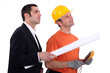 An architect and an electrician.