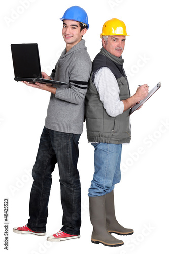 Photo: New vs. old ways of working New vs. old ways of working