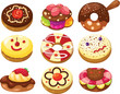 set of donuts