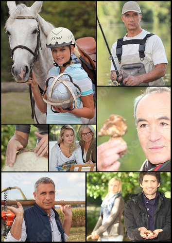Photo: Montage of outdoor leisure activities Montage of outdoor leisure activities