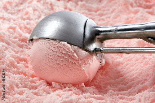Photo: Strawberry ice cream Strawberry ice cream