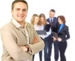A group of business people