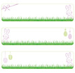 Vector: banner mit osterhase banner mit osterhase