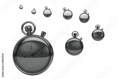 Illustration: Cronometri, scadenze, tempo, denaro, business Cronometri, scadenze, tempo, denaro, business