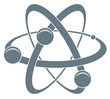 vector  icon of atom