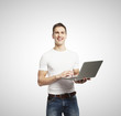 men with laptop