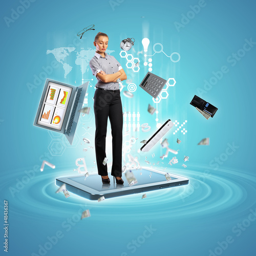 Photo: Modern technology illustration Modern technology illustration