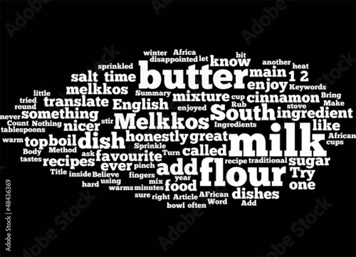 Vector: Melkkos another South African Concept Melkkos another South African Concept