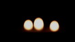 Abstractly rotating fires of a candle