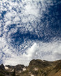 Mountain Clouds Background