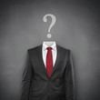 Question Mark with Suit