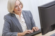 Senior Woman Using Computer