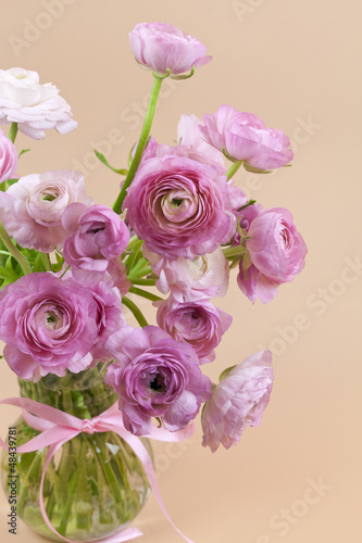 Photo: Flowers art design. Wedding holiday card Flowers art design. Wedding holiday card