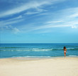 summer time on the beach