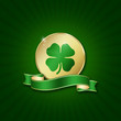 St. Patrick´s Day Coin with blank ribbon