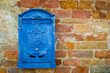 Blue mailbox