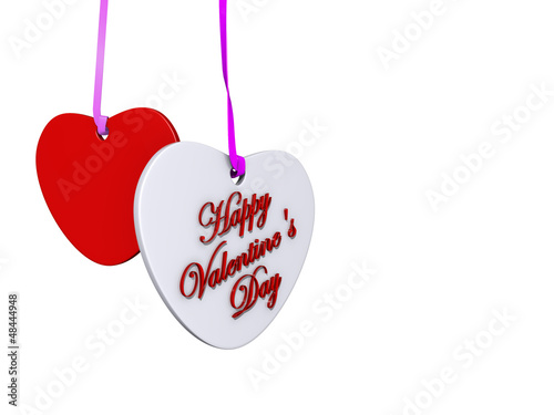 Illustration: Valentine's Hanging Hearts Valentine's Hanging Hearts