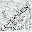 Public finance Disciplines Concept
