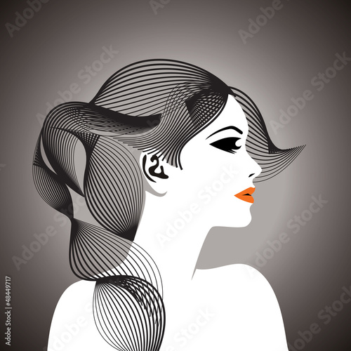 Vector: fashion girl fashion girl