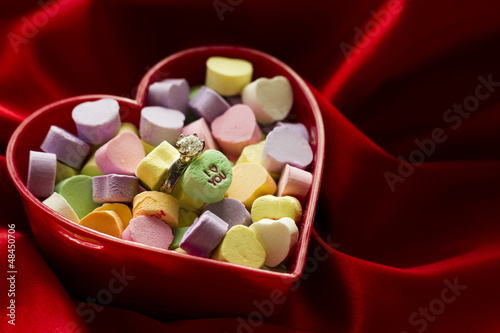 Photo: Canversation Heart candies Canversation Heart candies