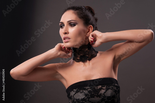 Photo: beautiful brunette beautiful brunette