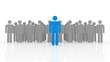 3d illustration of leadership concept