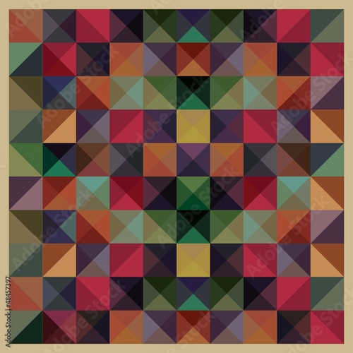 Vector: Colorful Triangles Modern Abstract Mosaic Design Pattern Colorful Triangles Modern Abstract Mosaic Design Pattern