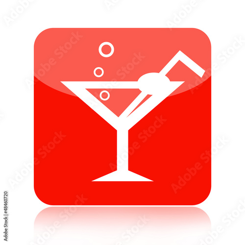 Illustration: Cocktail icon Cocktail icon