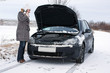 Car break - woman phoned the breakdown service