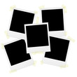 Polaroids mit Klebestreifen