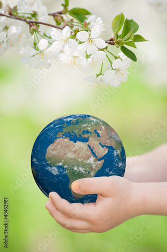 Photo: Earth in hands Earth in hands