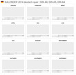 Kalender 2014 Typ G Din A7, Din A6, Din A5, Din A4
