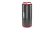 Energy drink can rotates on white background