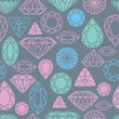 Vector: Flowers from diamond design elements Flowers from diamond design elements