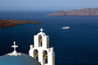 Firostefani church, Santorini, Greece.
