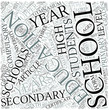 Secondary education Disciplines Concept