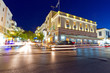 Agios Nikolaos city at night on Crete, Greece