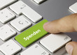 Spenden tastatur. Finger