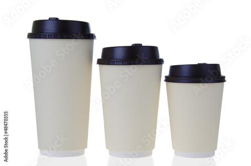 Photo: Disposable coffee cups Disposable coffee cups