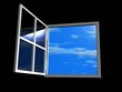 geöffnetes Fenster