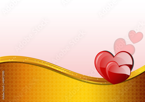 Vector: Abstract valentines day card Abstract valentines day card