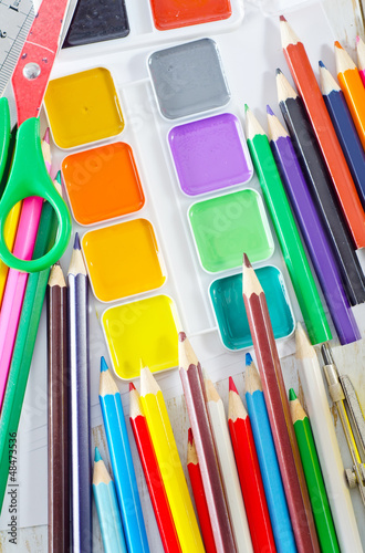 Photo: school supplies school supplies