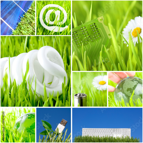Photo: environment and green energy concept environment and green energy concept