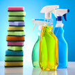 Assorted cleaning products