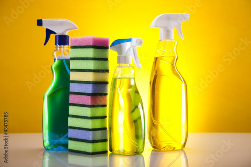 Photo: Cleaning supplies Cleaning supplies