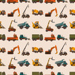 seamless truck pattern