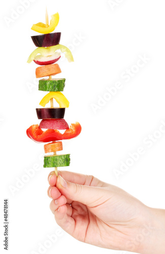 Photo: Sliced vegetables Sliced vegetables